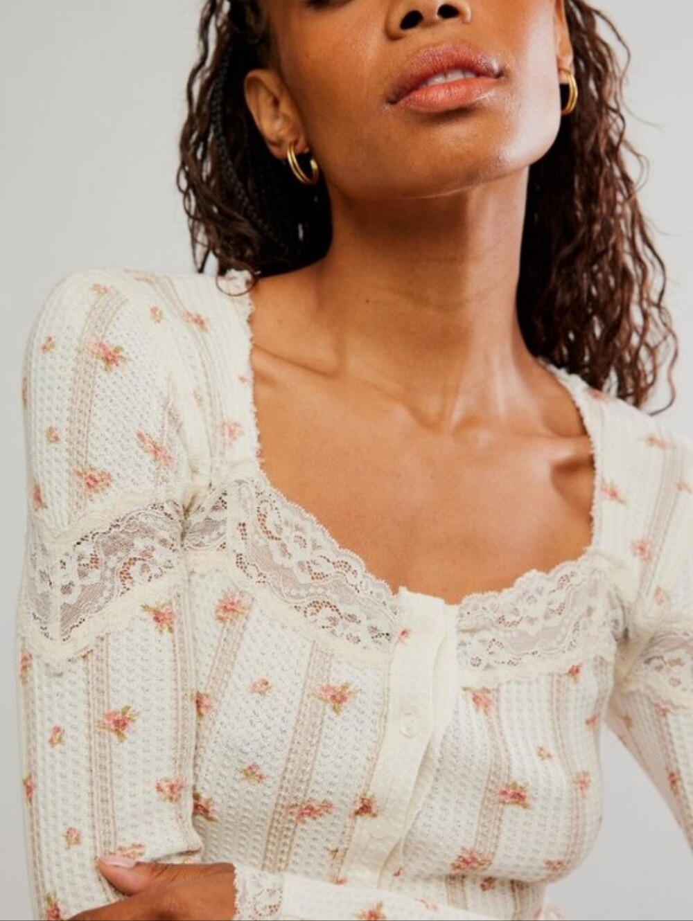 NWT Free People Let's Party Printed Cardigan. Medium - Picture 4 of 10
